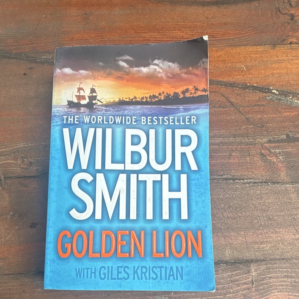 Golden Lion Wilbur Smith & Giles Kristian Courtney Series Harper 2016 Paperback